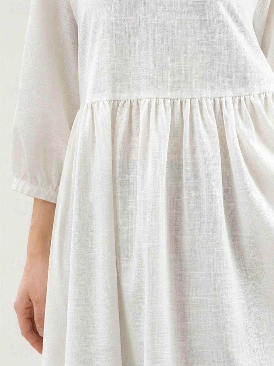 Women's Vacation Party Casual Lantern Sleeve Daily Beach Dress