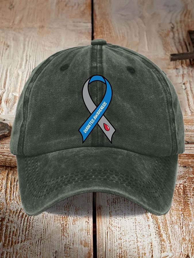 Casual Diabetes Awareness Baseball Cap