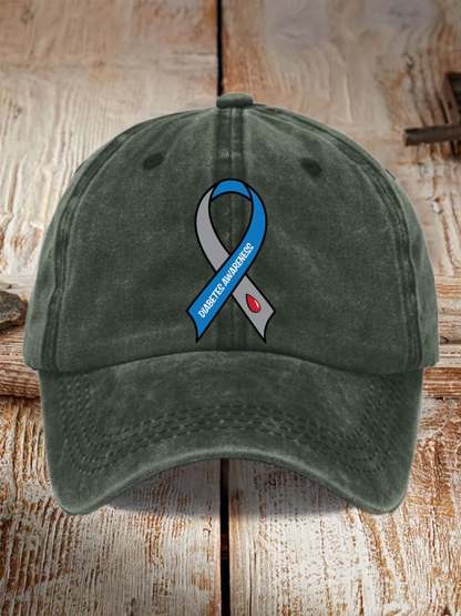 Casual Diabetes Awareness Baseball Cap