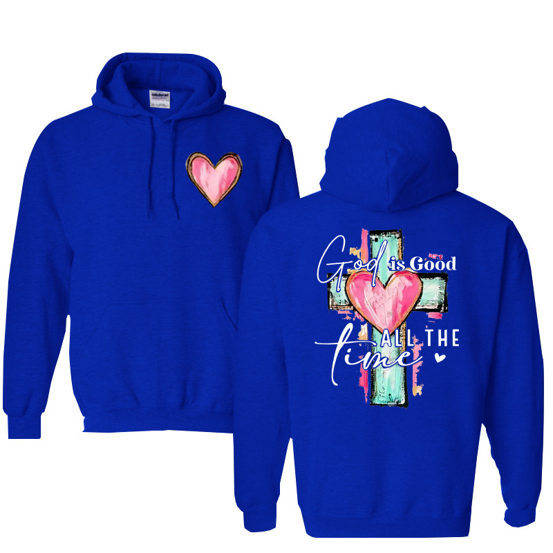 God Is Good All The Time  Pattern  Classic Hoodie