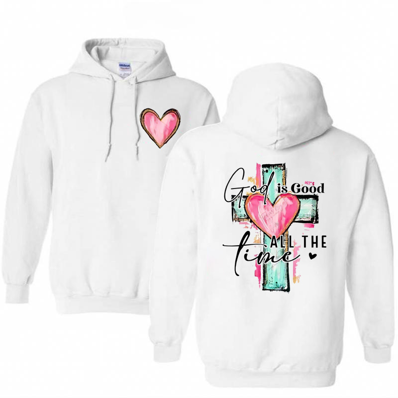 God Is Good All The Time  Pattern  Classic Hoodie