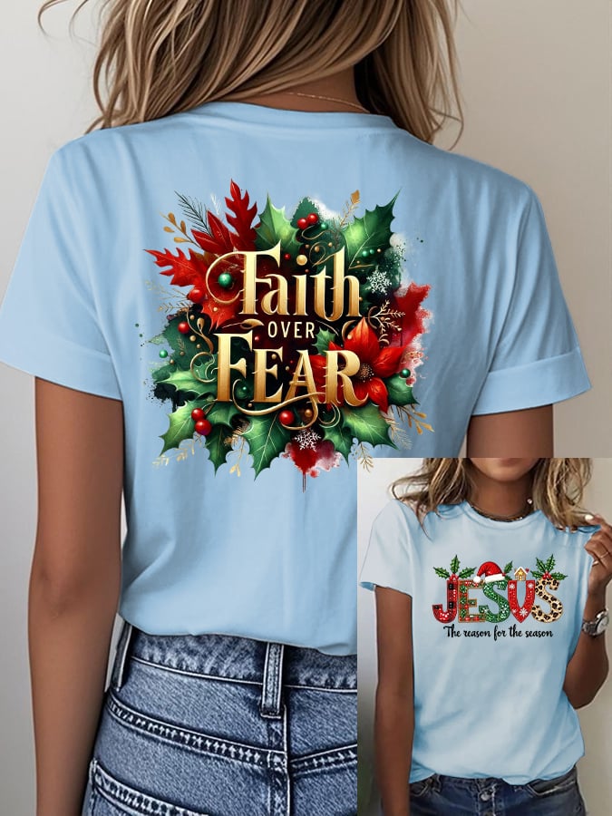 ✝️Women's casual faith T-shirt