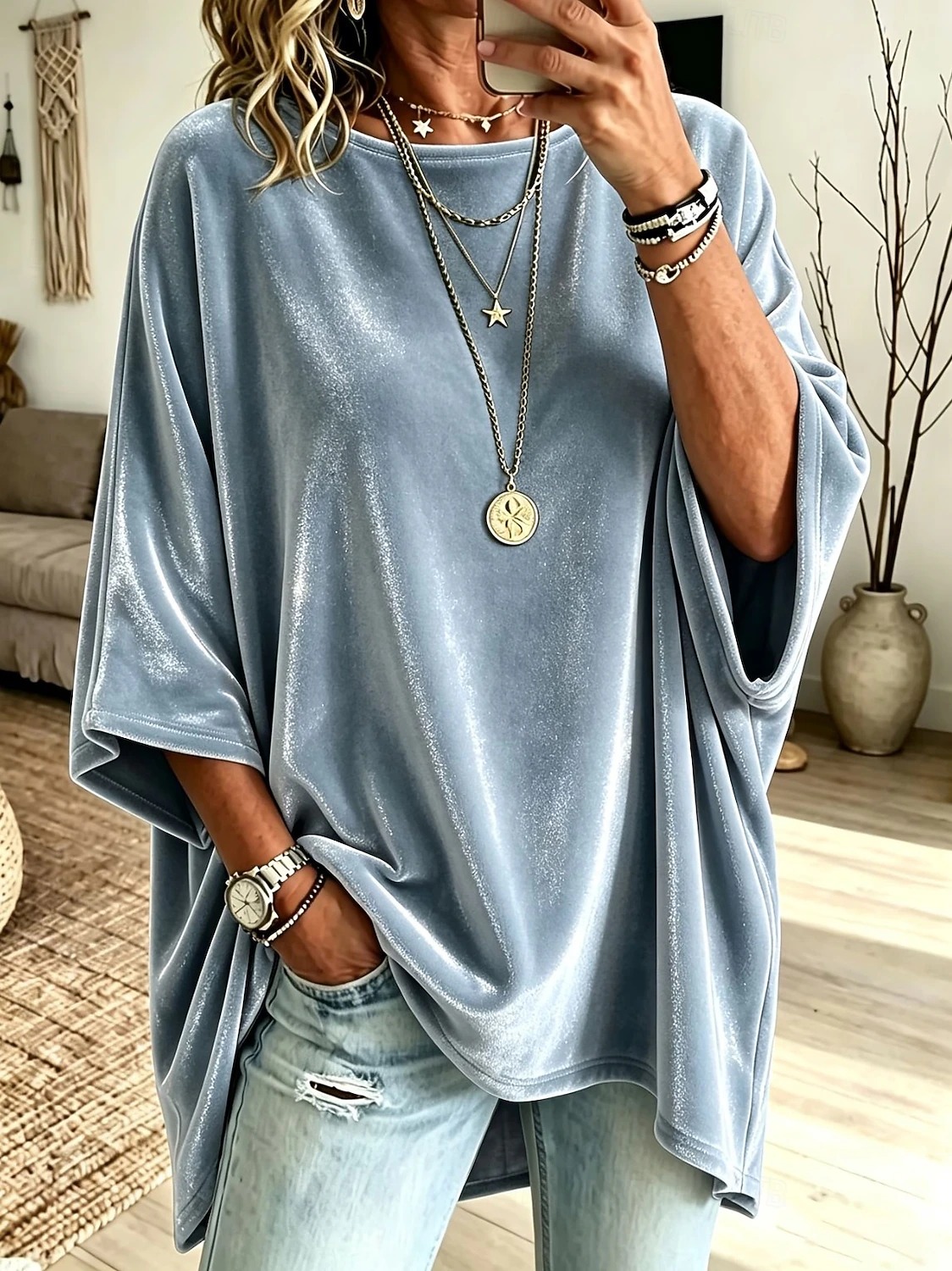 Women's Casual Jacket Denim Jacket Lightweight Color Block Casual Solid Color Casual Daily Street Long Notch Lapel Long Sleeve Outerwear