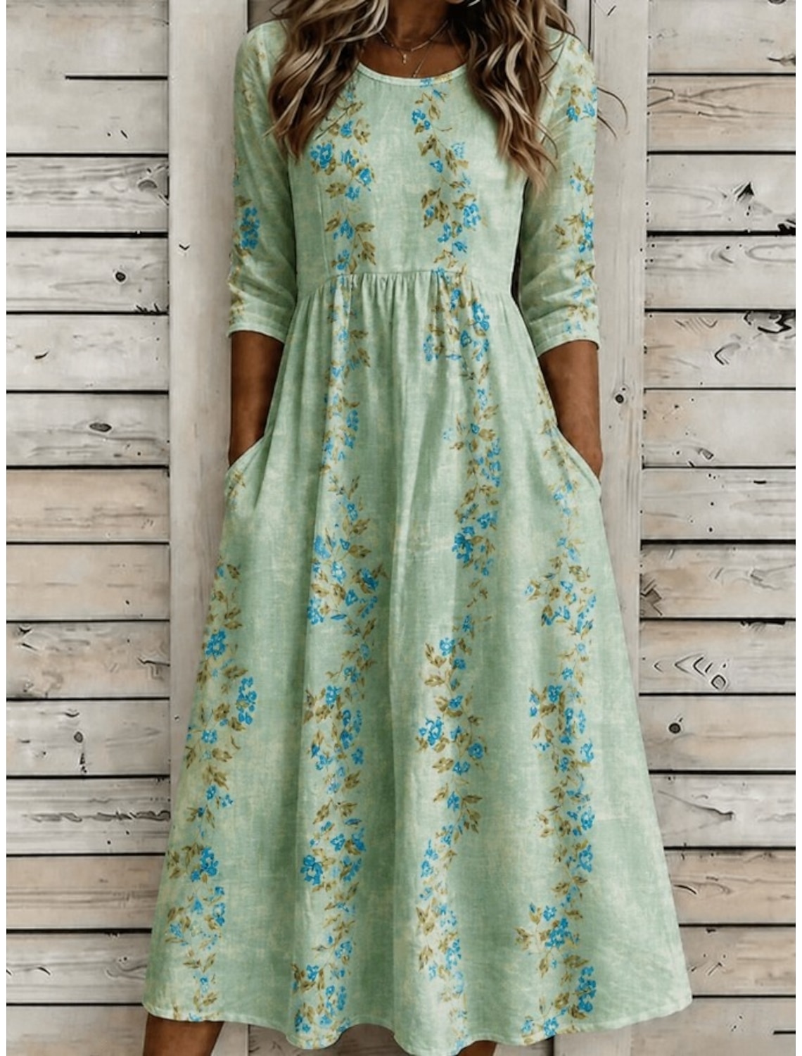 Women's Midi Dress Shift Dress Vacation Casual Boho Daily Summer Dress