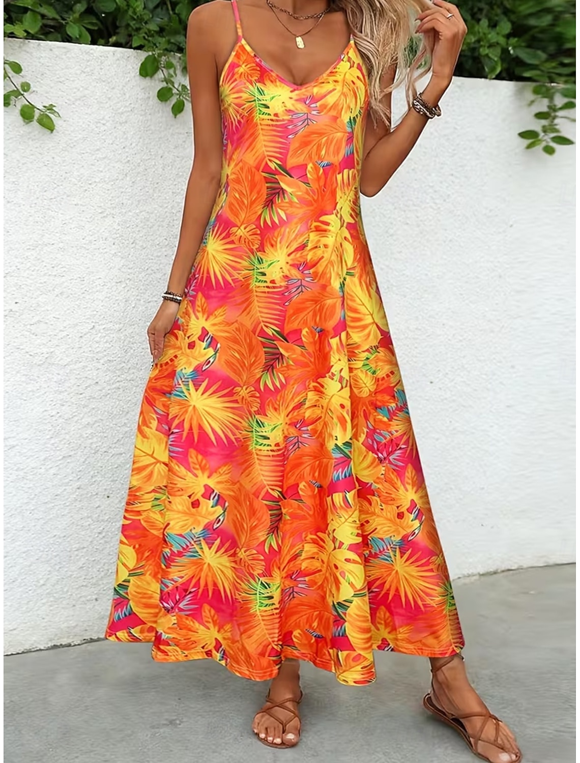 Women's Maxi Dress Sundress A Line Dress Vacation Slip Dress