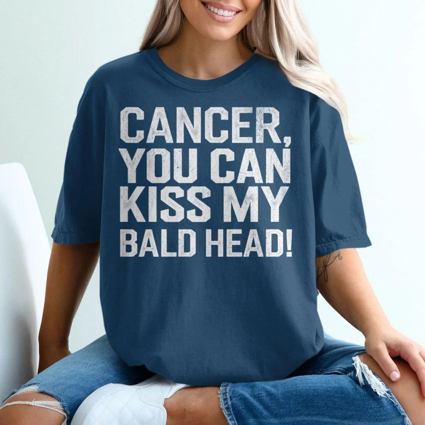 Women'S Casual Funny Sarcastic Cancer T-Shirt