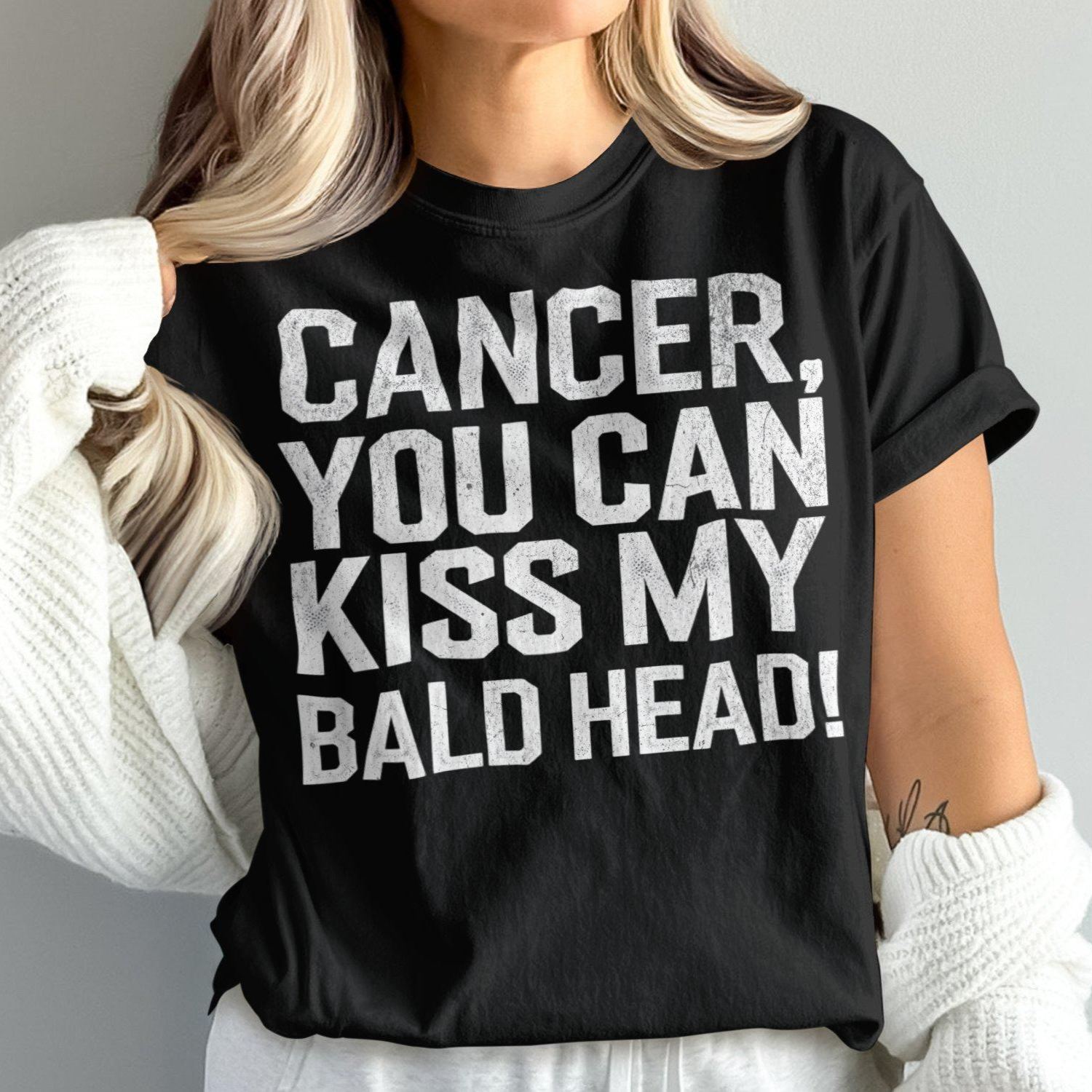 Women'S Casual Funny Sarcastic Cancer T-Shirt