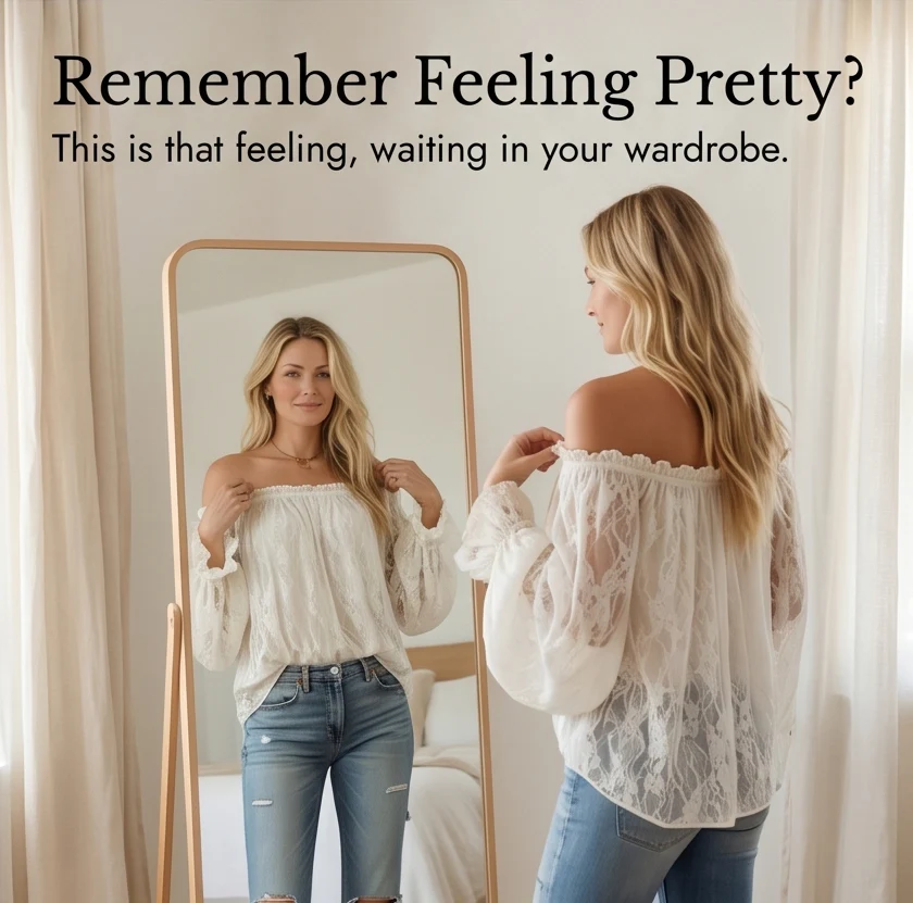 Women's Off-the-Shoulder Lace Blouse