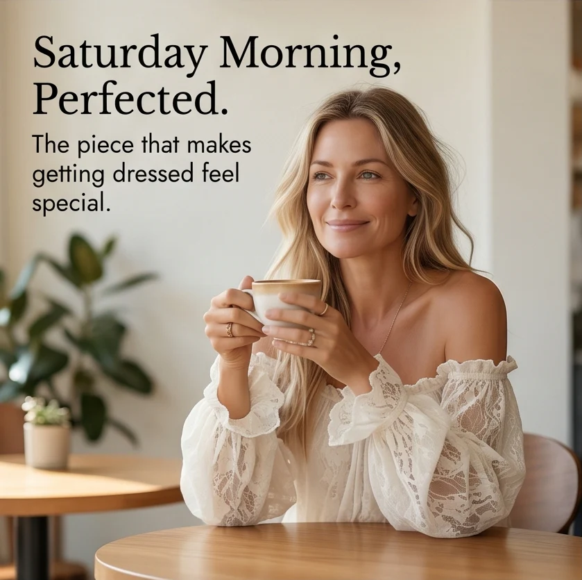 Women's Off-the-Shoulder Lace Blouse