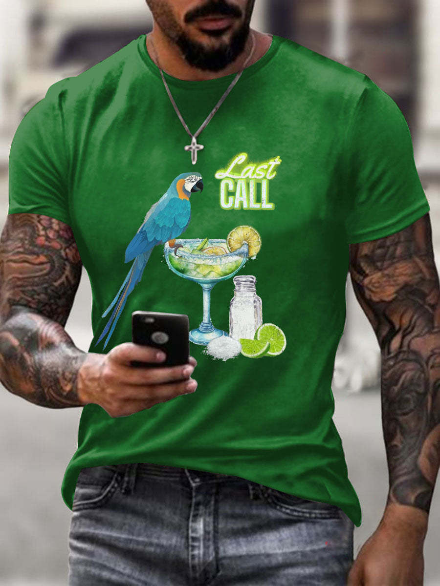 Men's Jimmy Buffett Day Printed Casual T-shirt