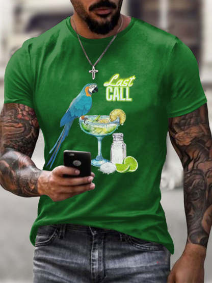 Men's Jimmy Buffett Day Printed Casual T-shirt