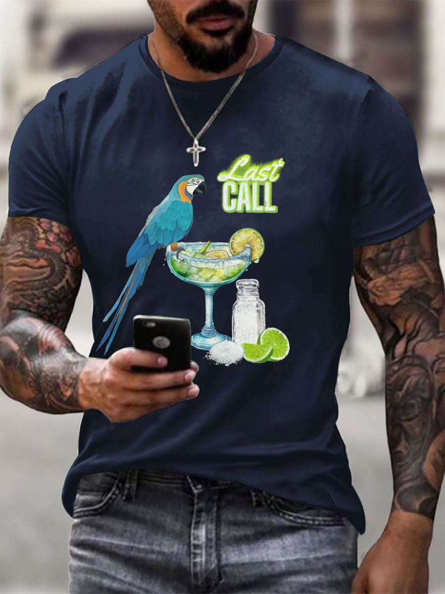 Men's Jimmy Buffett Day Printed Casual T-shirt