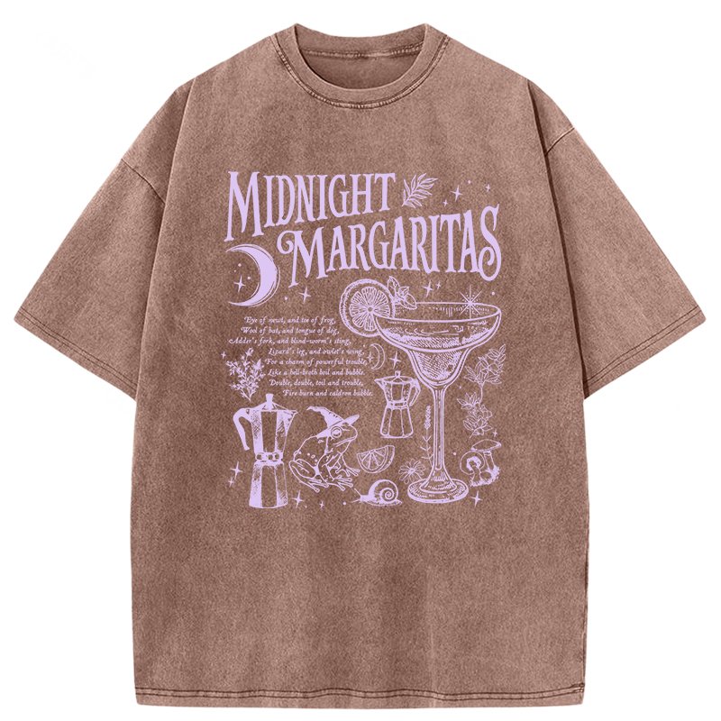 Midnight Margaritas Vintage Washed Cotton T-Shirt