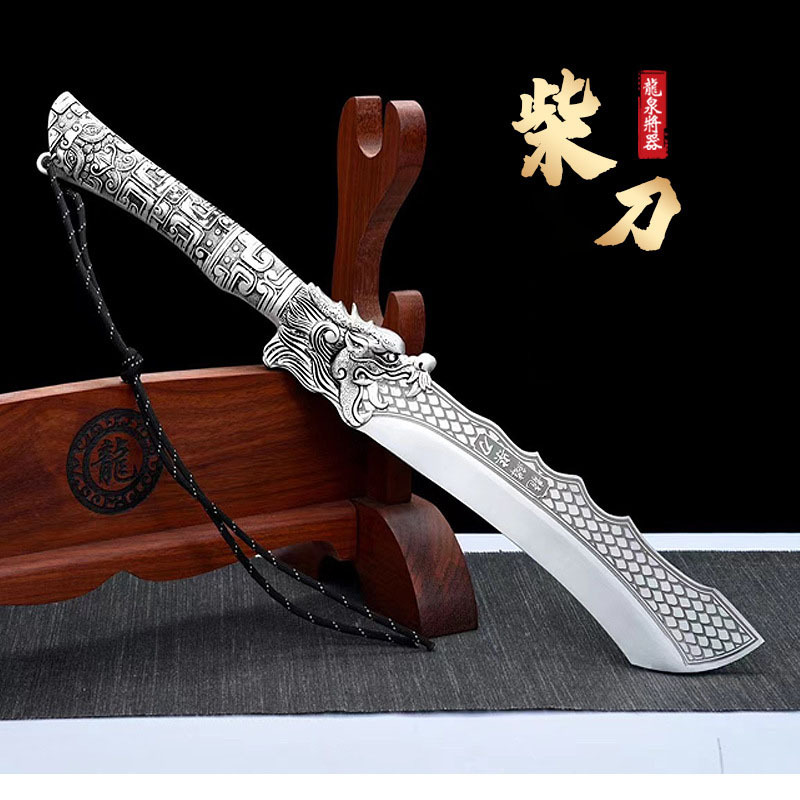 💪🌆 65% de desconto -Faca de lenha feita à mão em Longquan (compre um, leve outro)