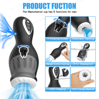 Entrenador de pene Empuje y tracción automáticos