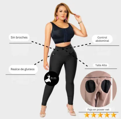 💎🧜🏻‍♀️LEGGINS adelgazantes levanta glúteos con control de abdomen🧜🏻‍♀️💎