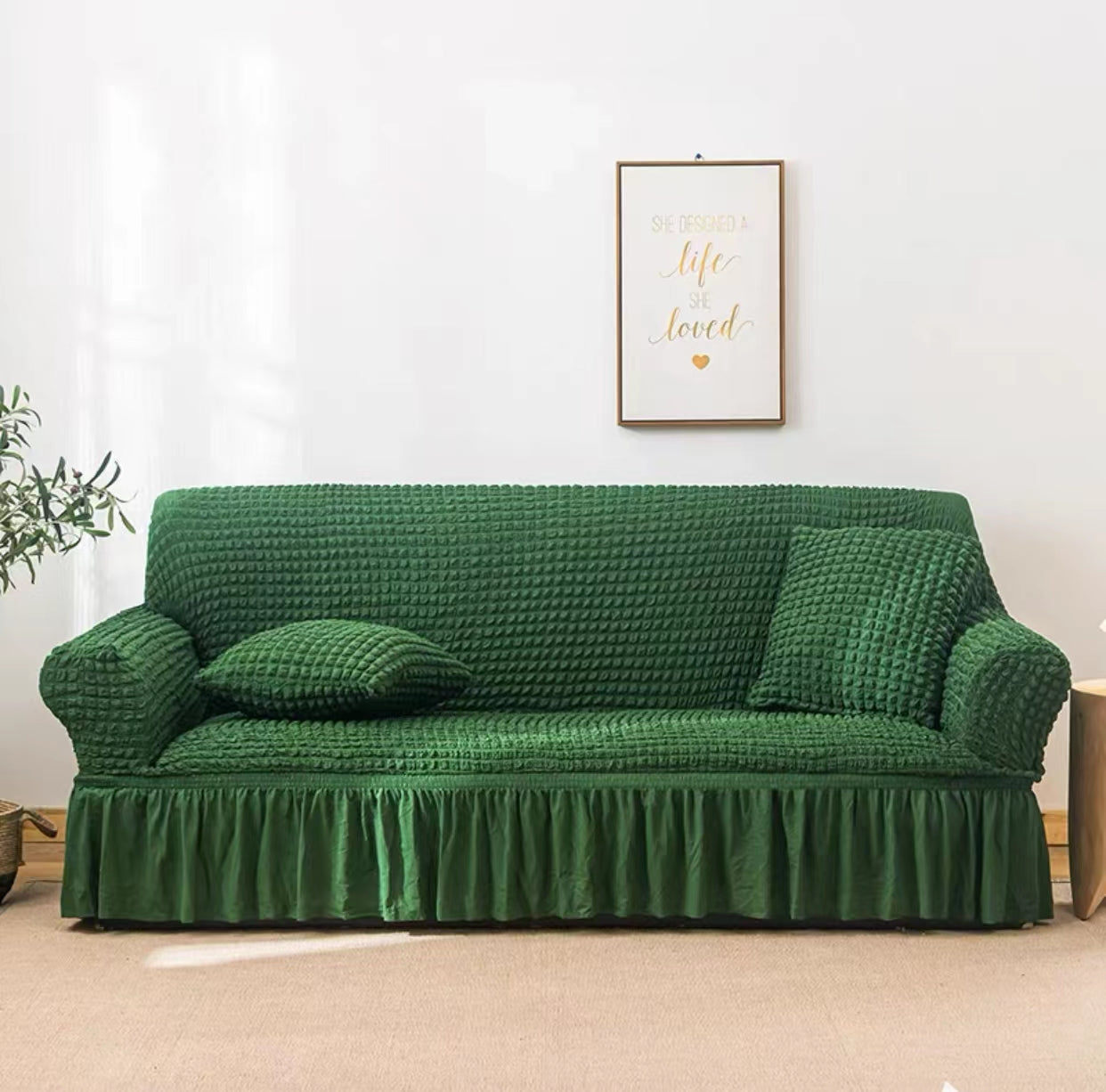 2023 Stretch Sofa Abdeckung all-inclusive Universal-Modelle, Blase Garn Sofa Abdeckung, Anti-Katzen-Kratzer vier Jahreszeiten universal