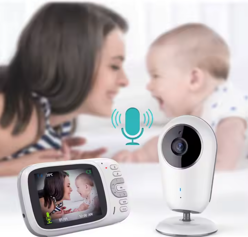 Camera de Supraveghere Wi-Fi. 4K cu Comunicare Bidirectionala pentru bebelusi