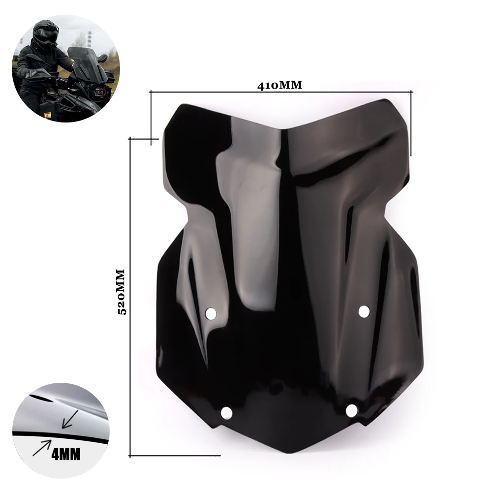 BMW R1250GS Rally Rooster Head New Windscreen Windshield Wind Deflector Spoiler Cover