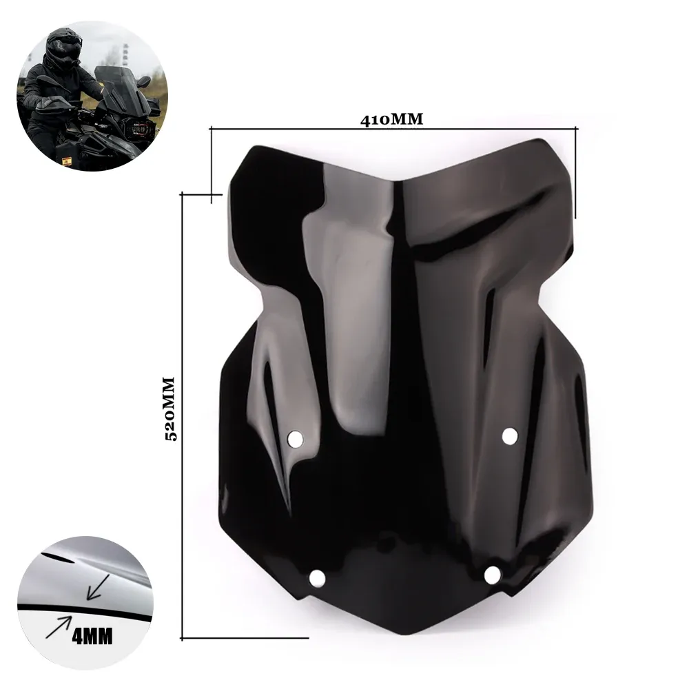 BMW R1250GS Rally Rooster Head New Windscreen Windshield Wind Deflector Spoiler Cover