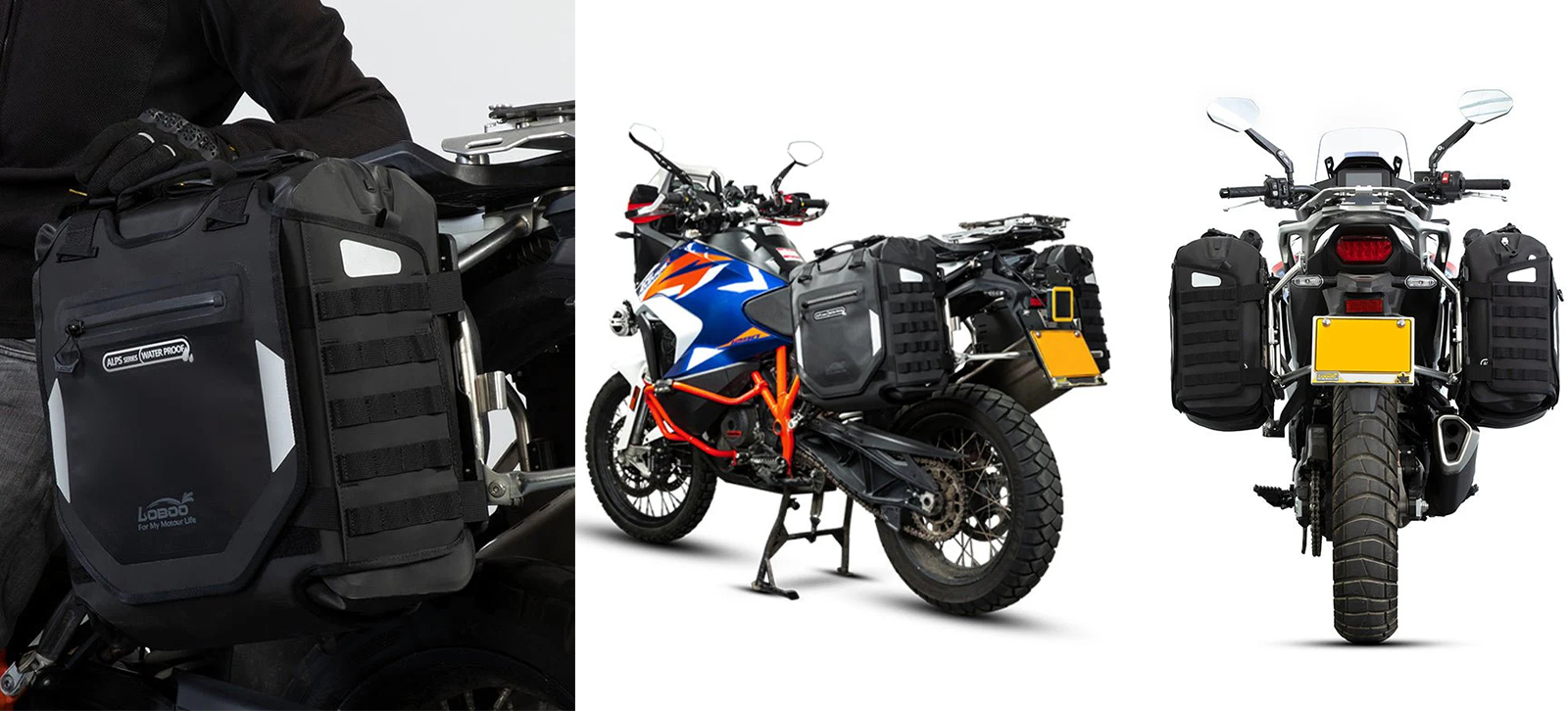 MotoBags - semi-rigid sidebags for adventure motorcycling