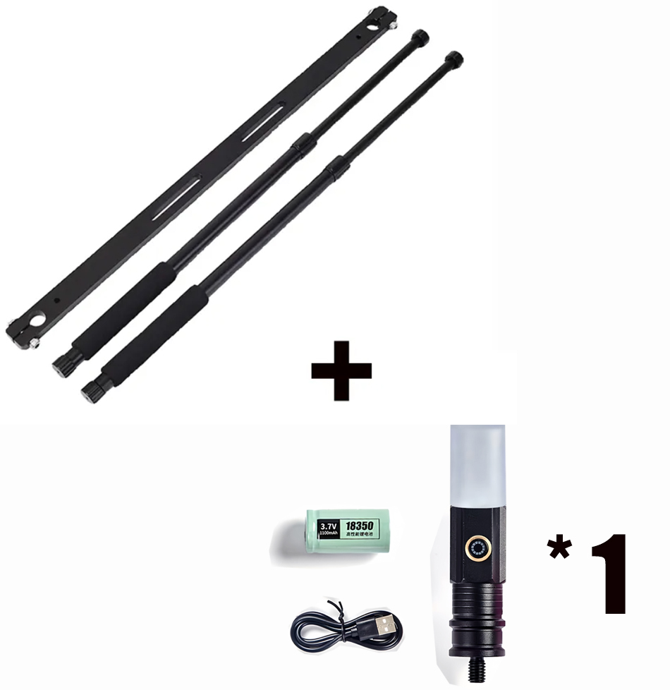 Telescopic Vehicle-mounted Flagpole Warning Light