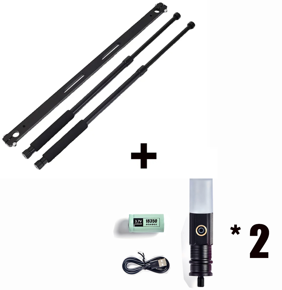 Telescopic Vehicle-mounted Flagpole Warning Light