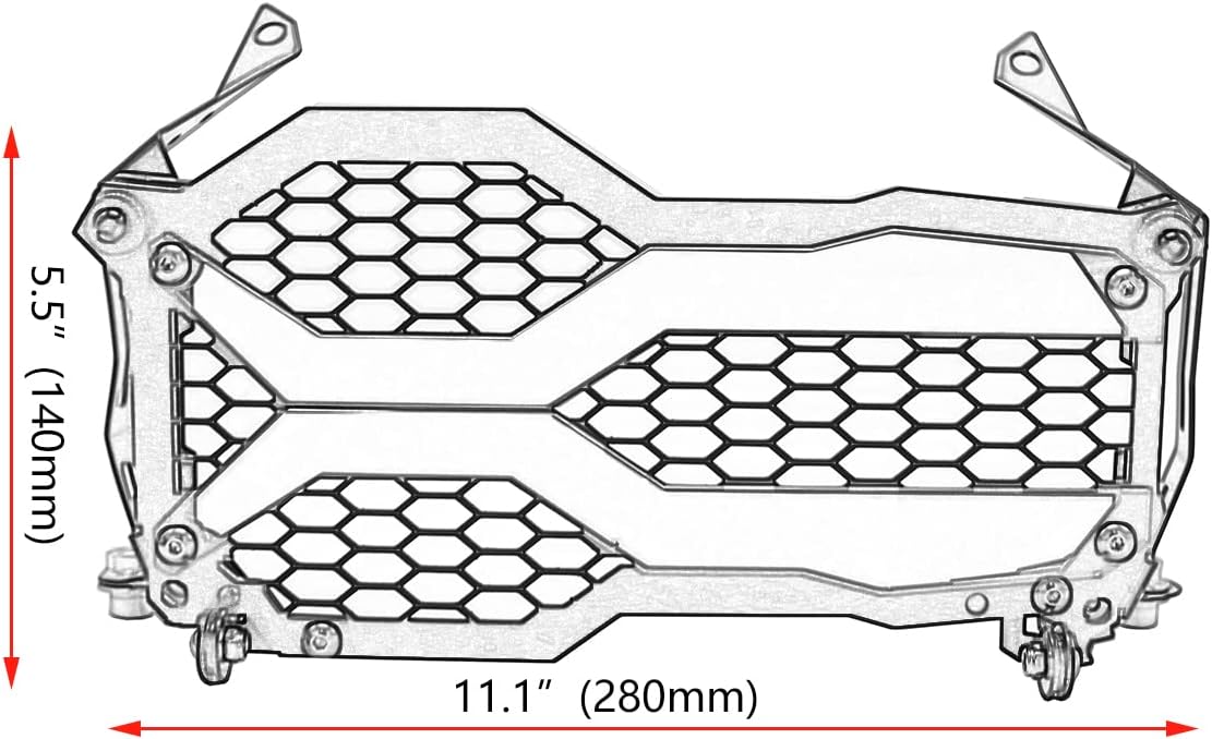 BMW R1250/1200GS ADV HEADLIGHT GUARD