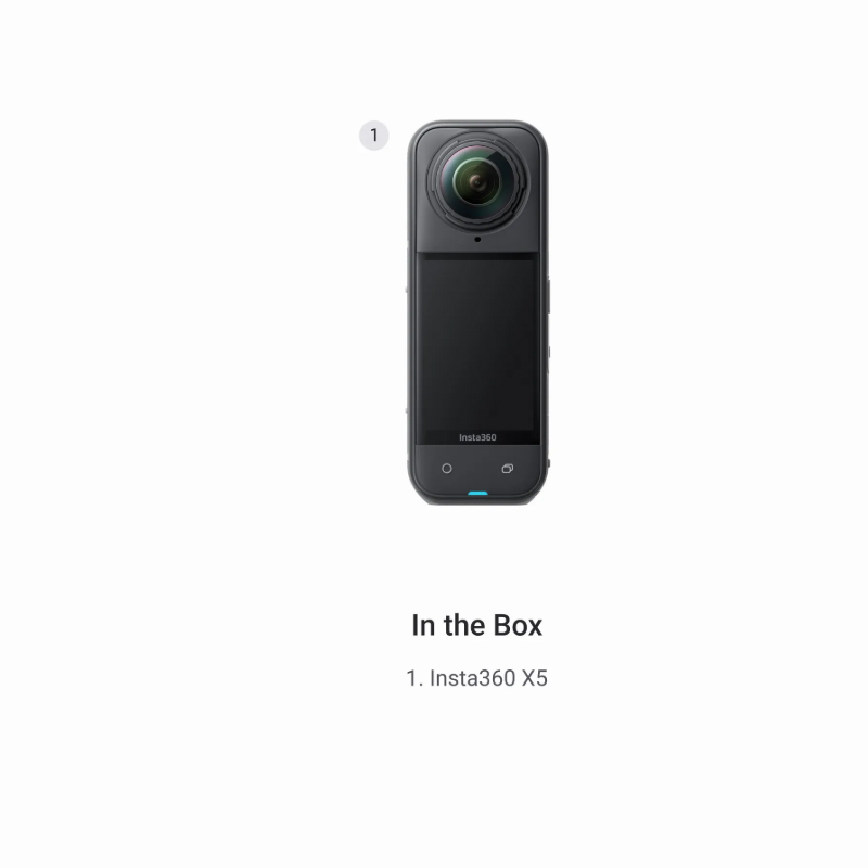 Insta360 X5 - Flagship 8K 360º Action Camera