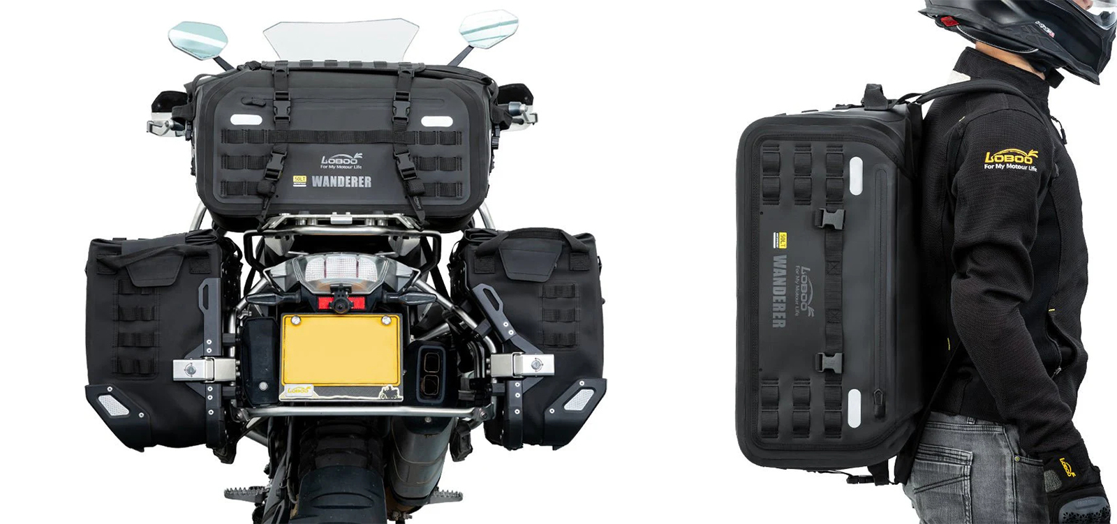 MotoBags - semi-rigid sidebags for adventure motorcycling