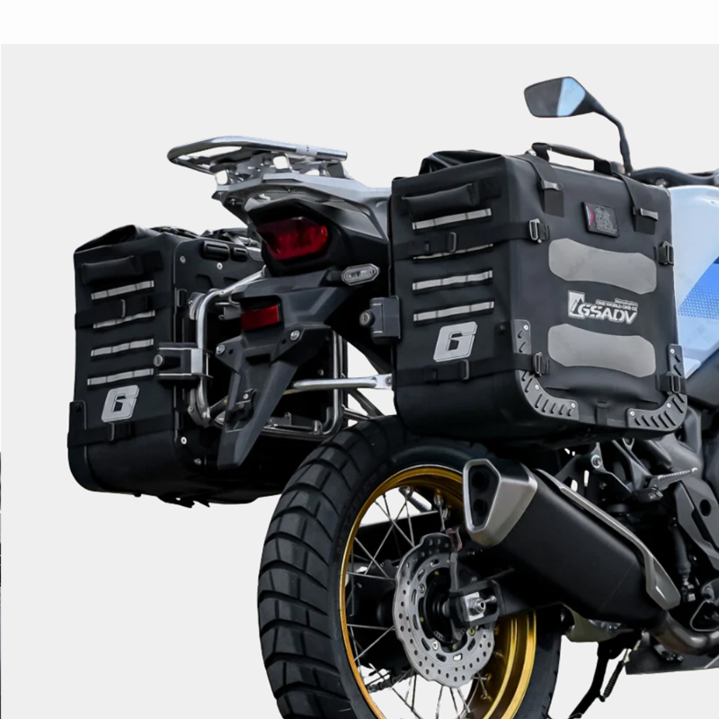 40L+40L HARD CASE SOFT PANNIER SIDE BAG FOR BMW R1300 GSA 