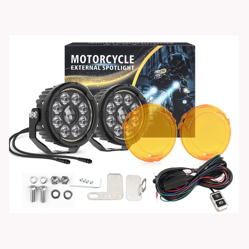 High&Low Beam Motorcycle Spotlight D040-9-C