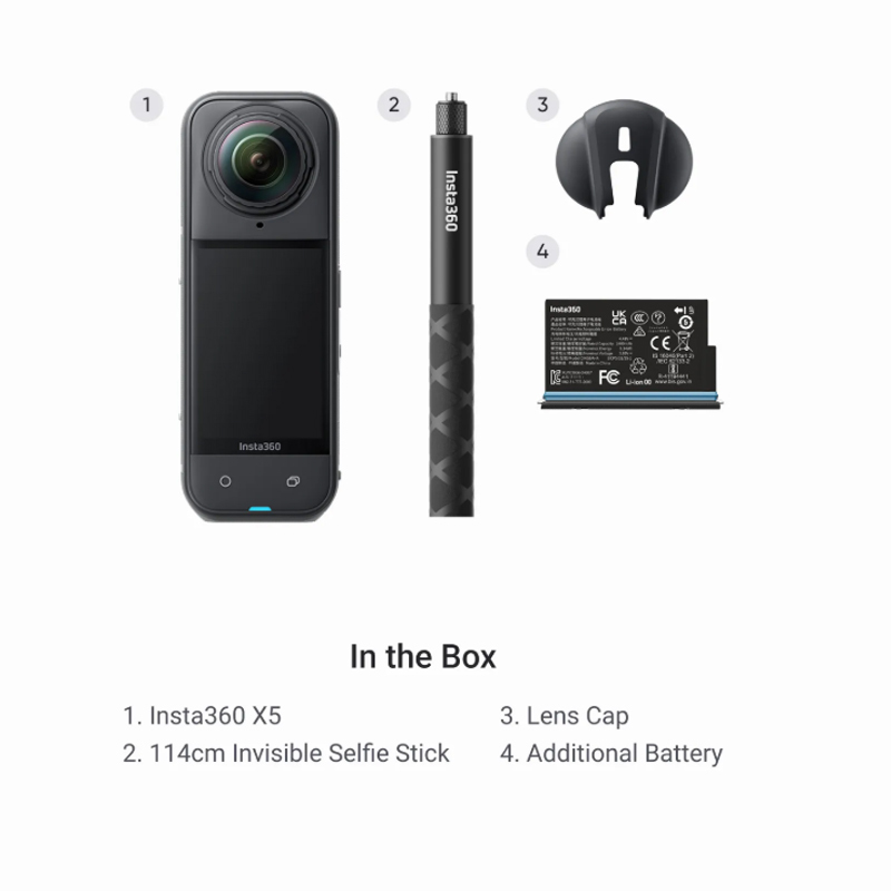 Insta360 X5 - Flagship 8K 360º Action Camera