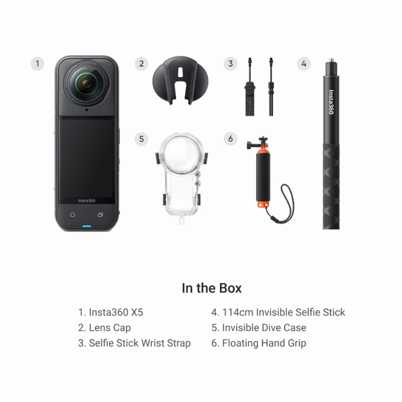 Insta360 X5 - Flagship 8K 360º Action Camera