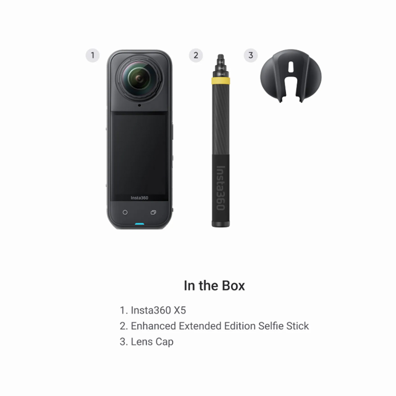 Insta360 X5 - Flagship 8K 360º Action Camera
