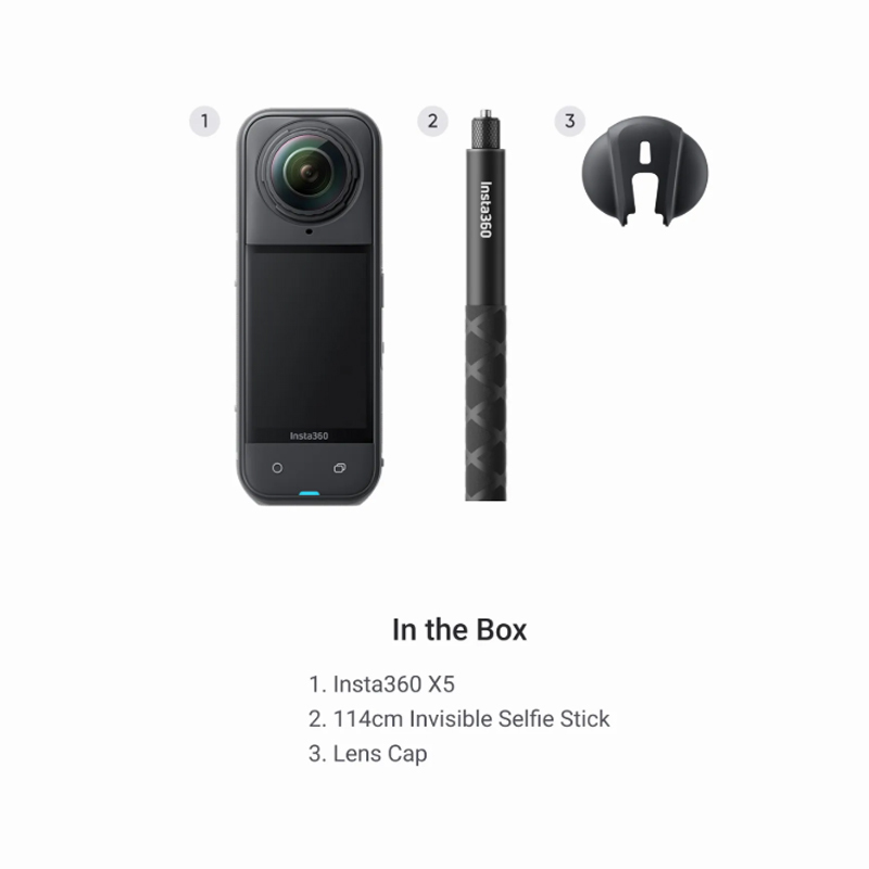Insta360 X5 - Flagship 8K 360º Action Camera