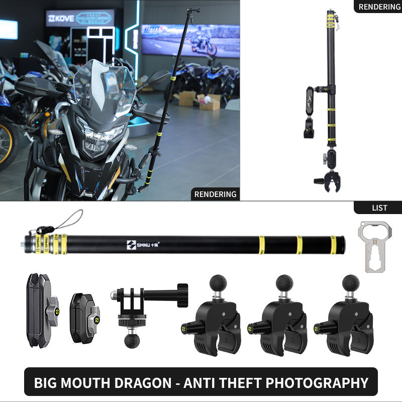 Sports Camera Stand With Adjustable Strong Mount