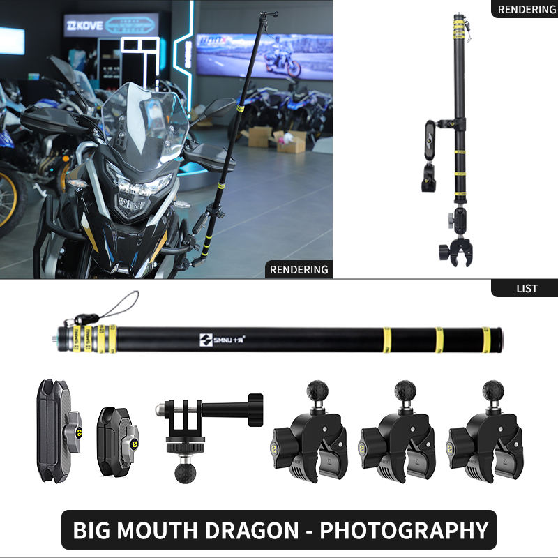 Sports Camera Stand With Adjustable Strong Mount