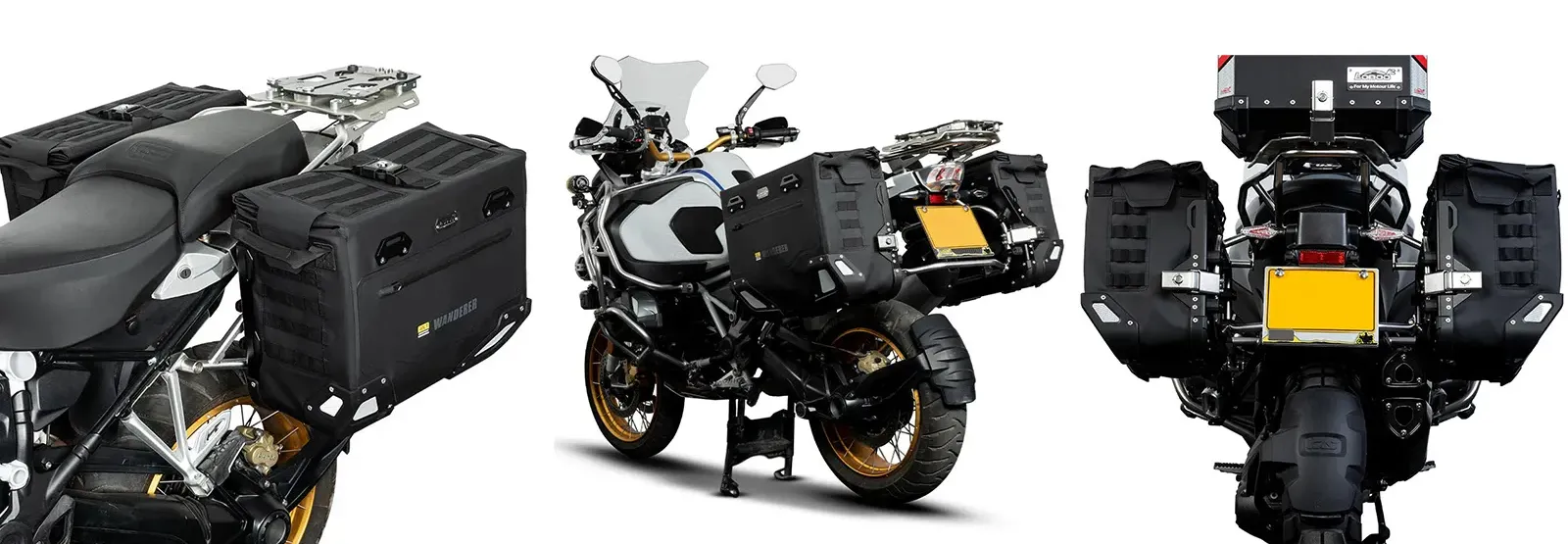 MotoBags - semi-rigid sidebags for adventure motorcycling