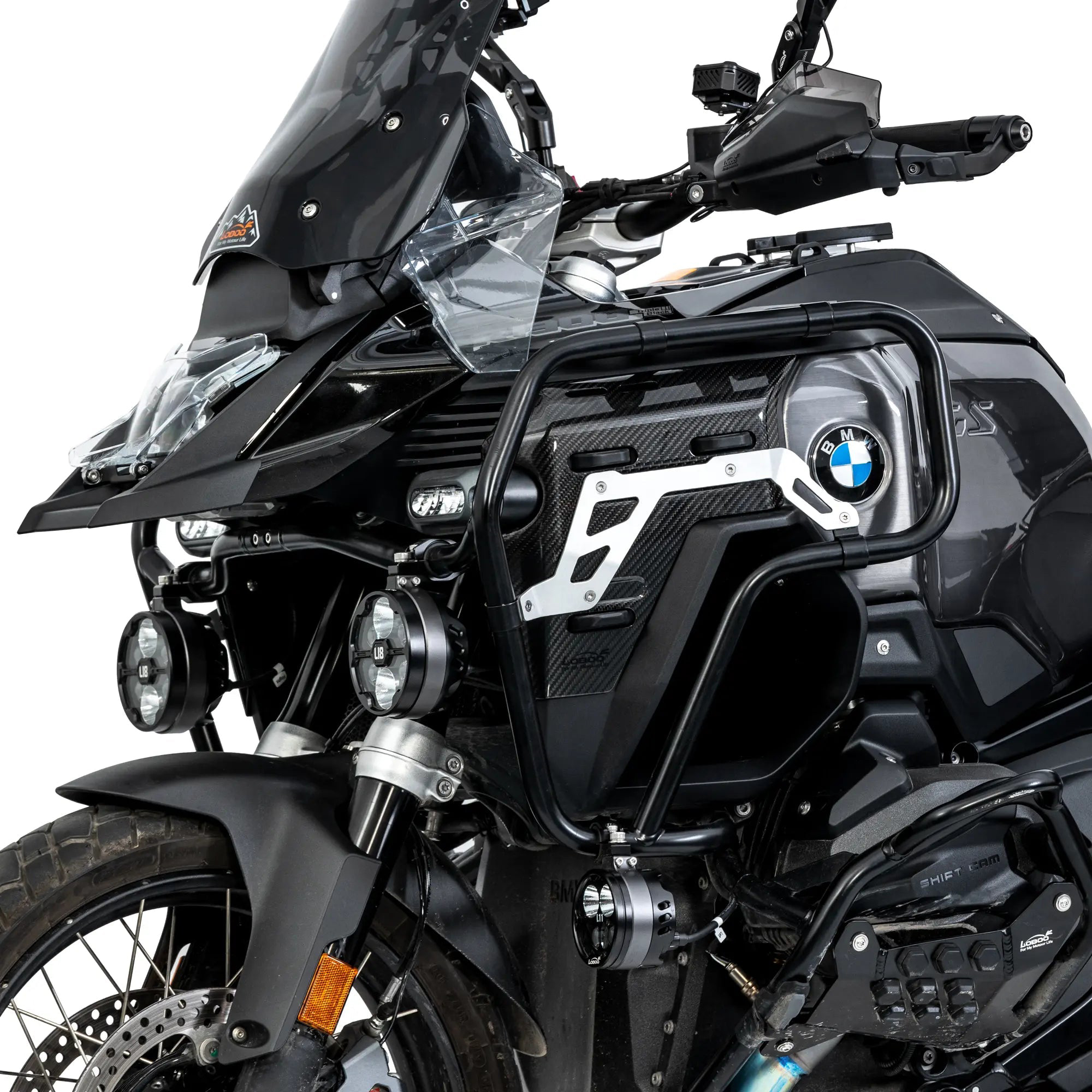 Carbon Fiber Radiator Protection for BMW R1300GS ADV