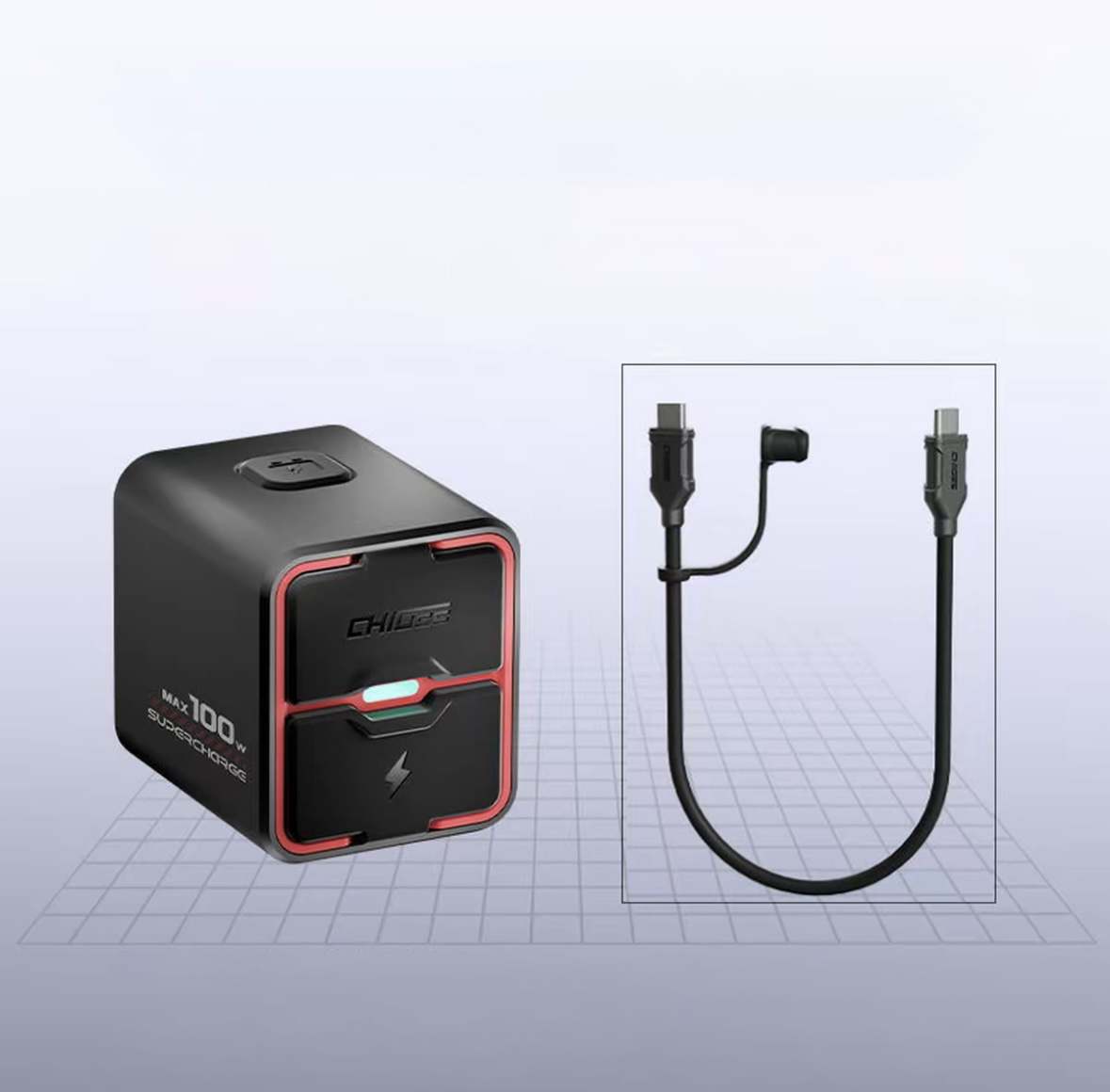 TR100 Motorcycle Dual-Way 100W Fast Charger