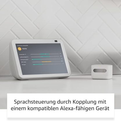 SEMNARE SUCCES Air Quality Monitor (Neueste Generation) – Smartes Luftqualitätsmessgerät von Amazon | Ihre Luftwerte im Blick, funktioniert mit Alexa