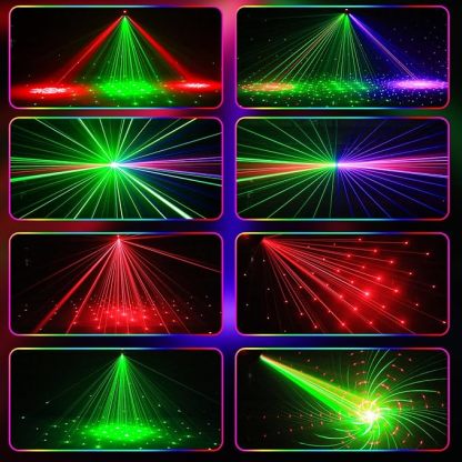 SEMNARE SUCCES Discolicht Partylicht, Moving Head,LED RGB Licht DJ Projektor Musikgesteuert DJ Disco Lichter, DMX Effektstrahler,Für KTV Familientreffen Hochzeit Geburtstag Halloween (T105)