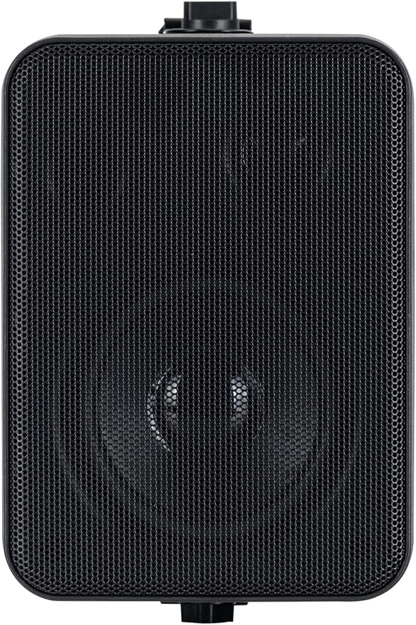 SEMNARE SUCCES One Control BK MKIII Lautsprecher Paar - Kompakt-Boxen für Installation, Studio oder HiFi-Anwendung - 10 Watt RMS - 4" Woofer, 0,5" Hochtöner - Inkl. Montagebügel zur Wandbefestigung - Schwarz