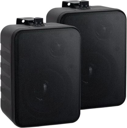 SEMNARE SUCCES One Control BK MKIII Lautsprecher Paar - Kompakt-Boxen für Installation, Studio oder HiFi-Anwendung - 10 Watt RMS - 4" Woofer, 0,5" Hochtöner - Inkl. Montagebügel zur Wandbefestigung - Schwarz