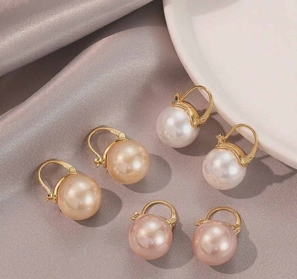 Support Breast Cancer Awareness | Blooming Pearl Basket Earrings | Buy 1 Pair Get 1 Pair FREE Today