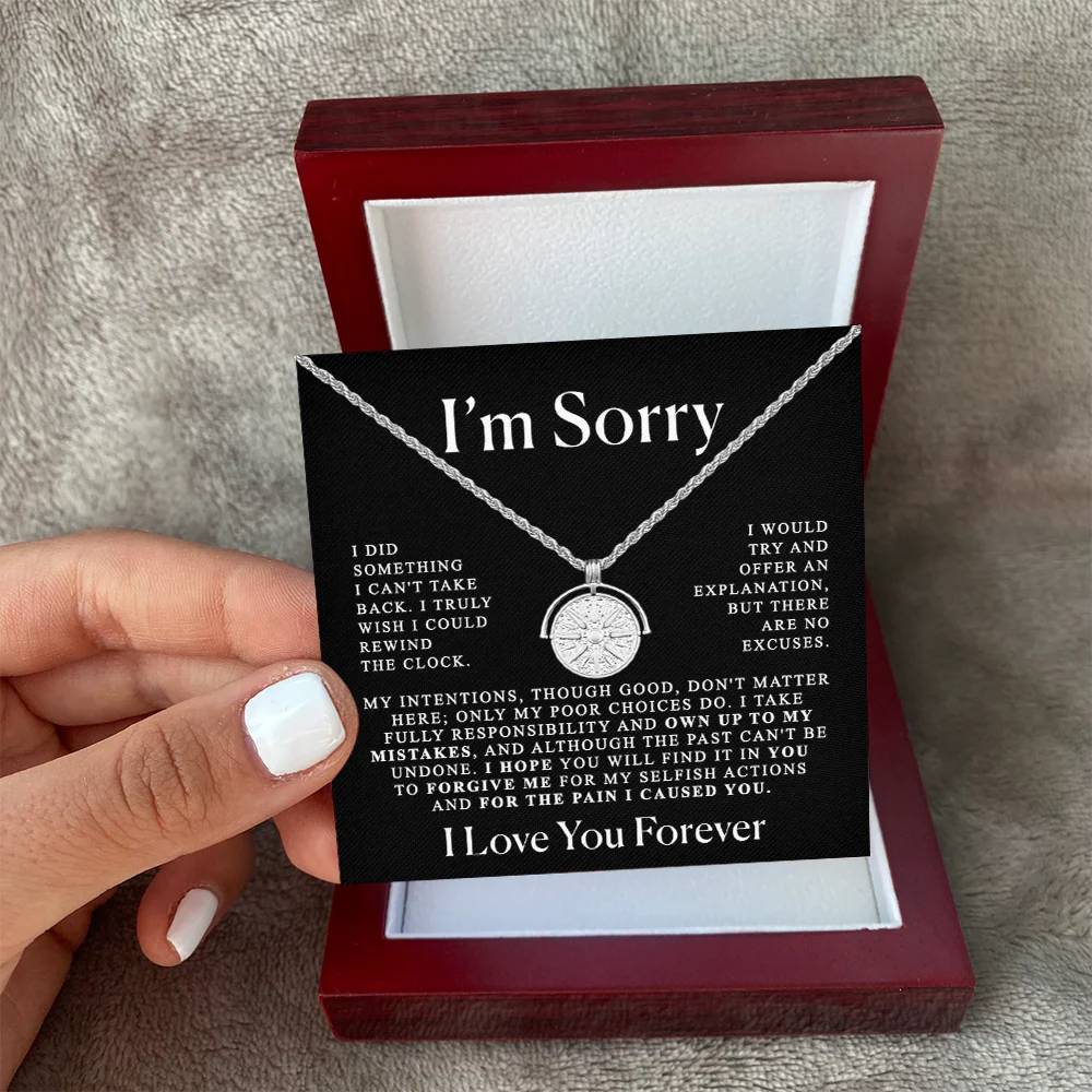 Apology Gift for Her - You are my Sunshine necklace
