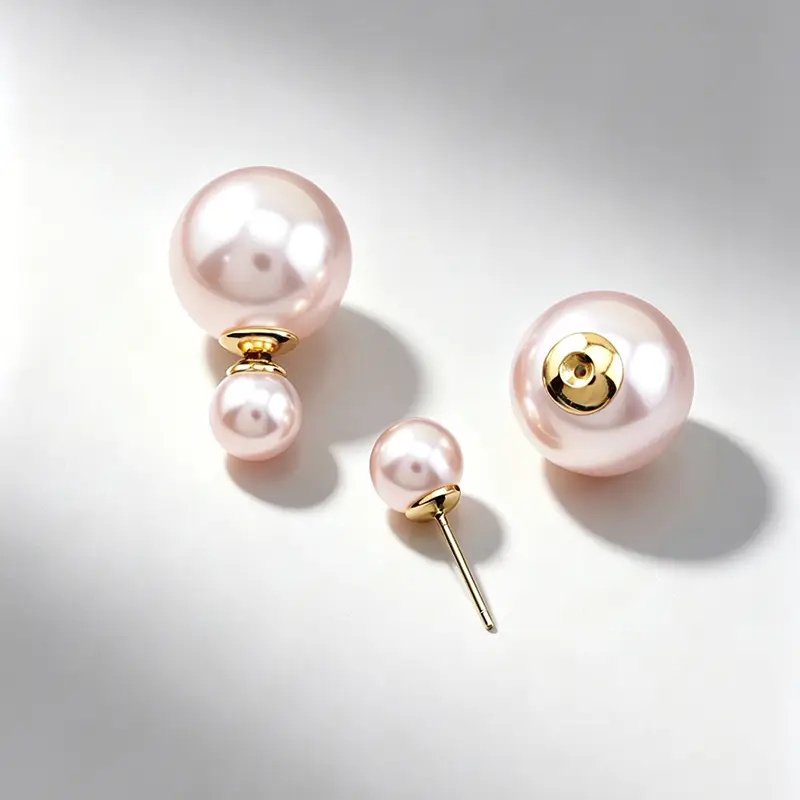 Support Breast Cancer Awareness | Hope Dual‑Size Pearl Studs | Buy 1 Get 1 Free Today