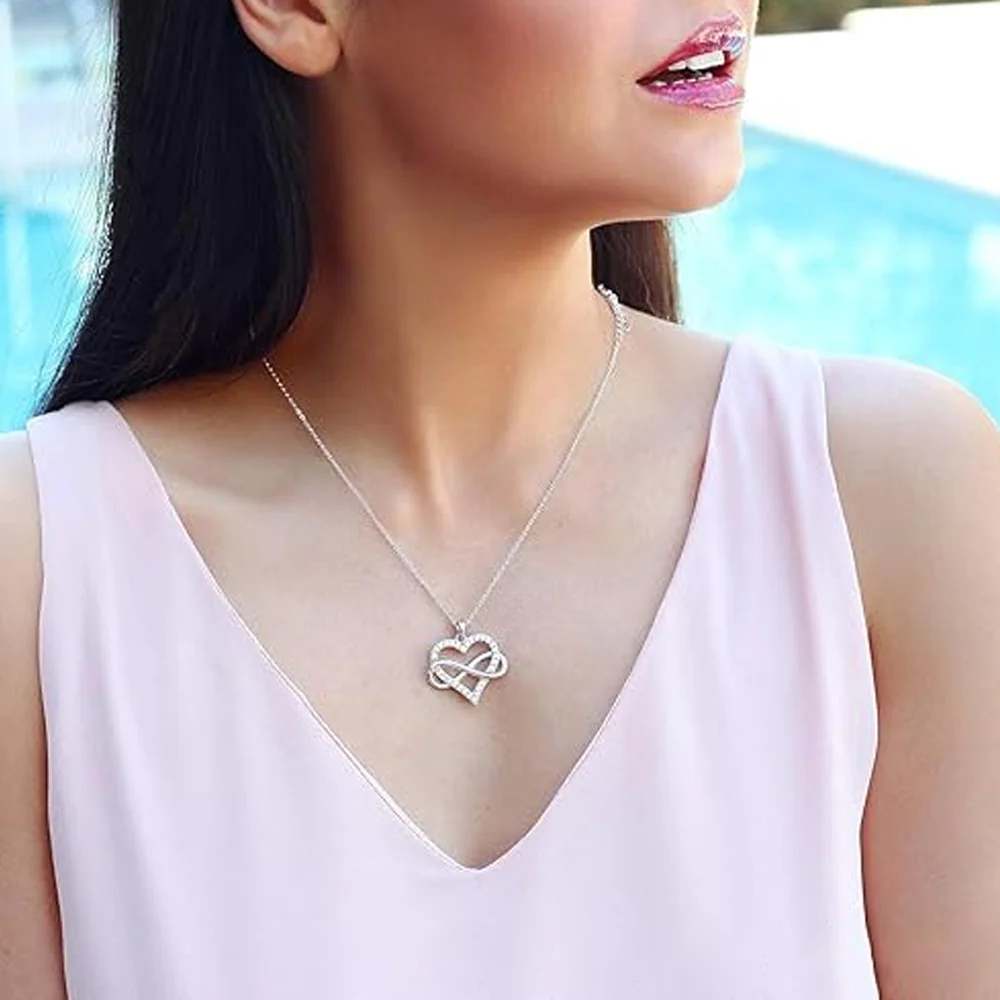 To my Queen - Infinity Heart Necklace