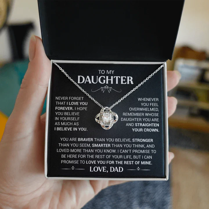 S925 Sterling Silver Love Knot Birthstone Jewelry, Love Knot Necklace， Anniversary Birthday Gifts for Women Wife Girlfriend Mom Daughter